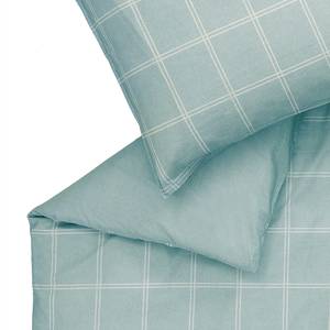 Parure de lit en renforcé Square Coton - Polar - 135 x 200 cm + oreiller 80 x 80 cm