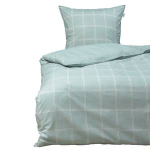 Parure de lit en renforcé Square Coton - Polar - 155 x 200 cm + oreiller 80 x 80 cm