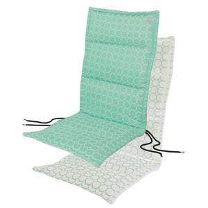 Coussin de chaise 3973 Fibres synthétiques - Turquoise