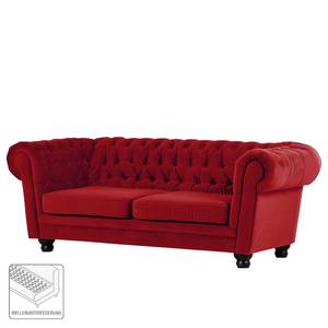 Sofa Baille (2-Sitzer) Samt - Rot