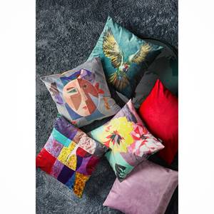 Coussin Taro Fibres synthétiques - Multicolore