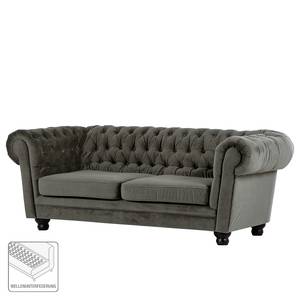 Sofa Baille (2-Sitzer) Samt - Grau