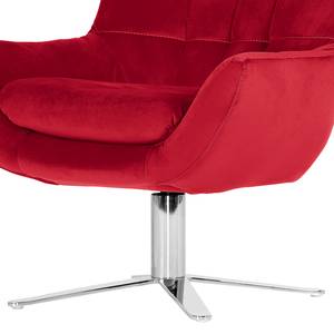 Fauteuil Chassy II Velours - Rouge