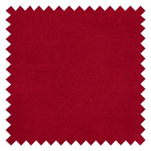 Gestoffeerde hocker Chassy II fluweel - Rood