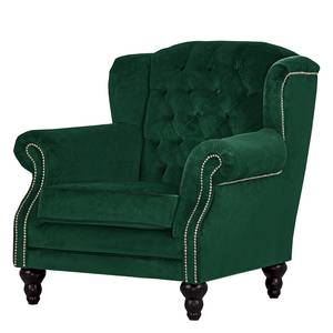 Fauteuil bergère Jenner III Microfibre - Vert vieilli