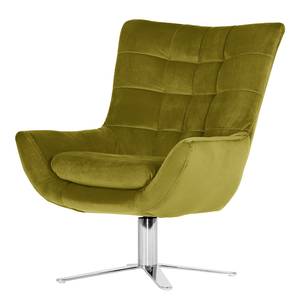 Fauteuil Chassy II fluweel - Fijn golvend avocado