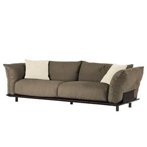 Sofa Sirkka (3-Sitzer) Webstoff - Creme