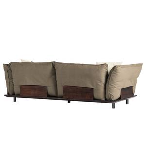 Sofa Sirkka (3-Sitzer) Webstoff - Creme