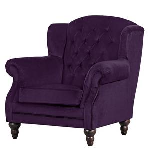 Oorfauteuil Jenner IV microvezel - Bessenkleurig