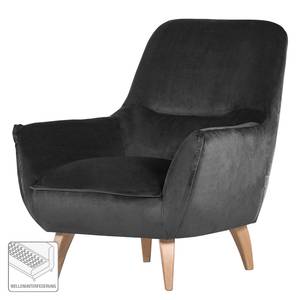 Fauteuil Oulu Velours - Gris