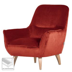 Fauteuil Oulu Velours - Corail