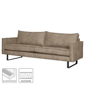 2,5-Sitzer Sofa Liel Samt - Microfaser Priya: Beige