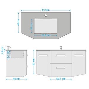 Waschtisch Quickset 328 II Graphit