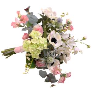 Bouquet déco Anémone Multicolore - Matière plastique - Textile - 25 x 30 x 25 cm