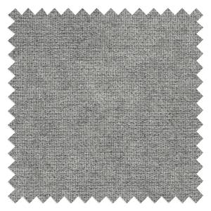 Canapé d’angle Coto II Microfibre - Gris clair - Méridienne courte à droite (vue de face) - Sans fonction