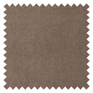 Wohnlandschaft Baxter I Microfaser - Taupe - Longchair davorstehend links / Ottomane rechts - Keine Funktion