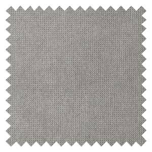 Canapé d’angle Manson Microfibre - Gris clair - Méridienne longue à droite (vue de face) - Sans fonction