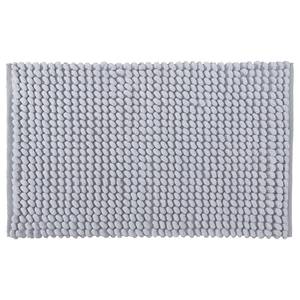 Tapis de bain Celine Tissu mélangé - Gris argenté - 100 x 60 cm