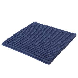 Badmat Celine textielmix - Donkerblauw - 60 x 60 cm