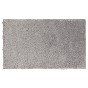 Tapis de bain Cassy Polyacrylique - Platine