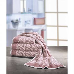 Serviette de bain Botany Coton - Couleur pastel abricot