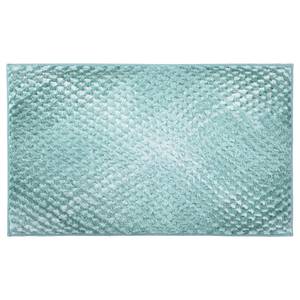 Badteppich Cory Polyester - Pastellblau - 100 x 60 cm