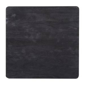 Eettafel Silian massief acaciahout/metaal - zwart acaciahout/goudkleurig - Acacia - 100 x 100 cm