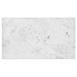 Eettafel Golcar marmer/metaal - wit marmer/goudkleurig - 160 x 90 cm