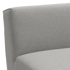 Chaise longue Elements geweven stof - Stof TBO: 29 moody grey - Longchair vooraanzicht links