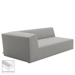 Chaise longue Elements geweven stof - Stof TBO: 29 moody grey - Longchair vooraanzicht rechts