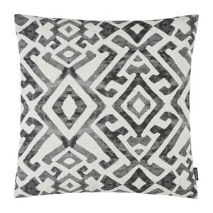 Housse de coussin Elani Tissu mélangé - Noir - 40 x 40 cm