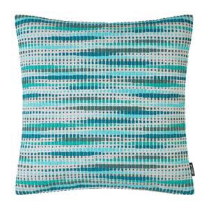 Housse de coussin Castilla Tissu mélangé - Turquoise