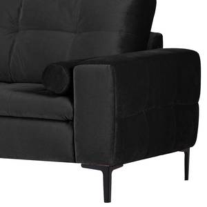 Sofa Jomala (3-Sitzer) Samt - Schwarz