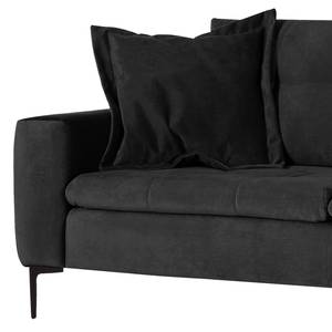 Sofa Jomala (3-Sitzer) Samt - Schwarz