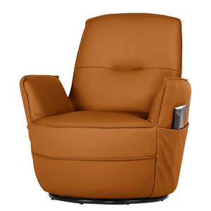 Fauteuil Maisse gepigmenteerd leer - Cognackleurig