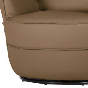 Fauteuil Maisse gepigmenteerd leer - Cappuccinokleurig