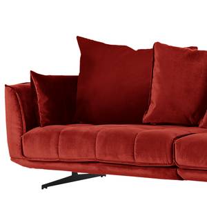 Bigsofa Beckley Samt - Kirschrot