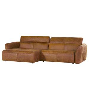 Ecksofa Neiden II Echtleder - Cognac