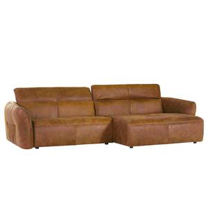 Ecksofa Neiden II Echtleder - Cognac