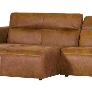 Ecksofa Neiden II Echtleder - Cognac