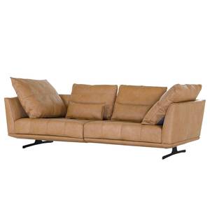 Bigsofa Ruona Echtleder - Sand - Breite: 245 cm