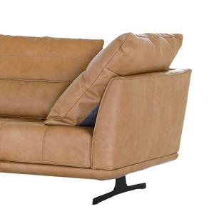 Bigsofa Ruona Echtleder - Sand - Breite: 245 cm