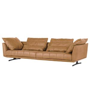 Bigsofa Ruona Echtleder - Sand - Breite: 300 cm