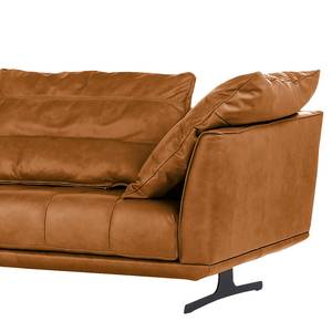 Bigsofa Ruona Echtleder - Mittelbraun - Breite: 300 cm