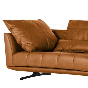 Bigsofa Ruona Echtleder - Mittelbraun - Breite: 300 cm