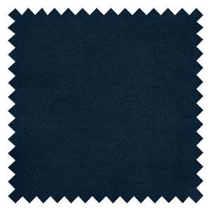 Grand canapé Lusse Revêtement : bleu marine<br>2 coussin : motif à fleurs - Bleu marine