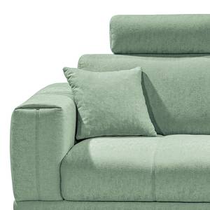 Sofa Pomos (3-Sitzer) Webstoff - Mintgrau
