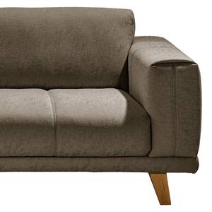 Sofa Pomos (3-Sitzer) Webstoff - Braun