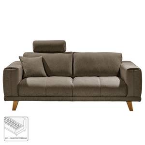 Sofa Pomos (2-Sitzer) Webstoff - Braun