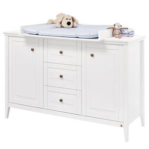 Commode à langer Smilla, xl Blanc - Bois manufacturé - 140 x 101 x 77 cm